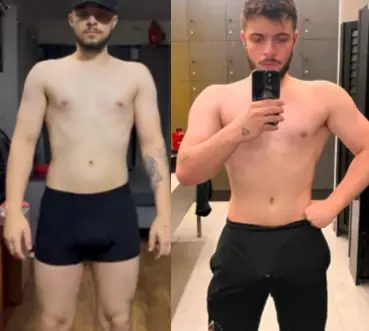 Transformação de aluno: antes e depois